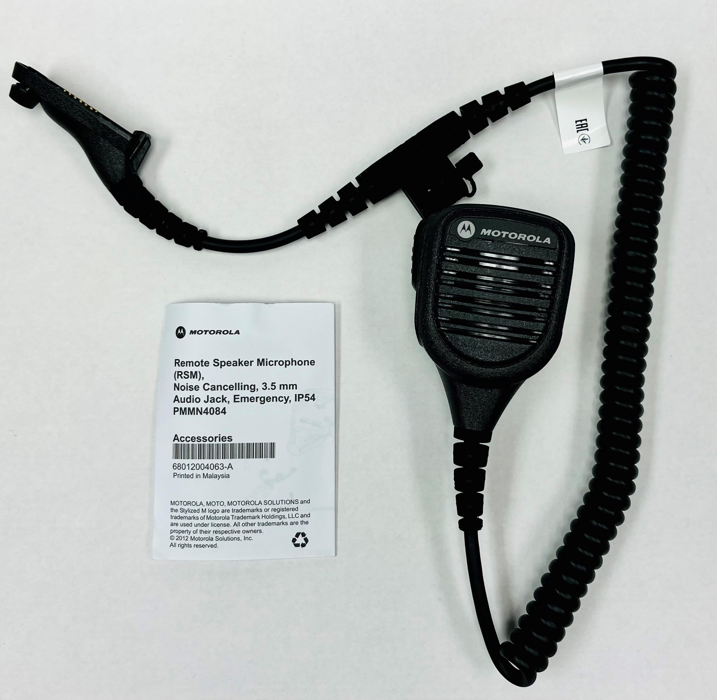 Amazon.com: Motorola Solutions PMMN4084A, PMMN4084. Remote Speaker